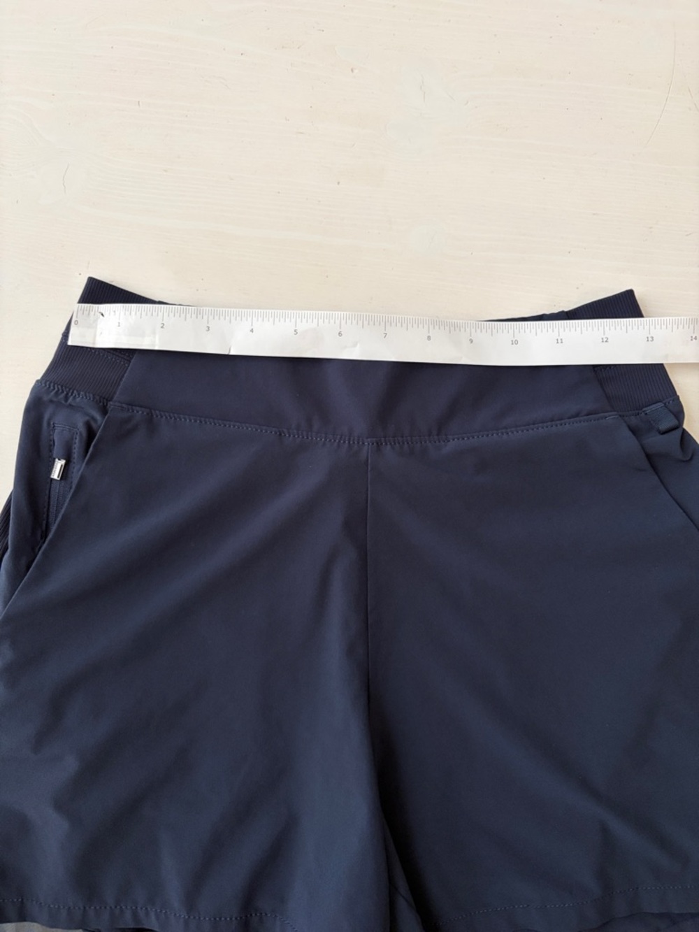 Athleta Navy Brooklyn Mid-Rise Athletic Shorts - Picture 14 of 15